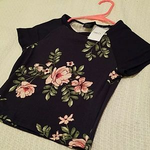 Rue 21 Floral Crop Top